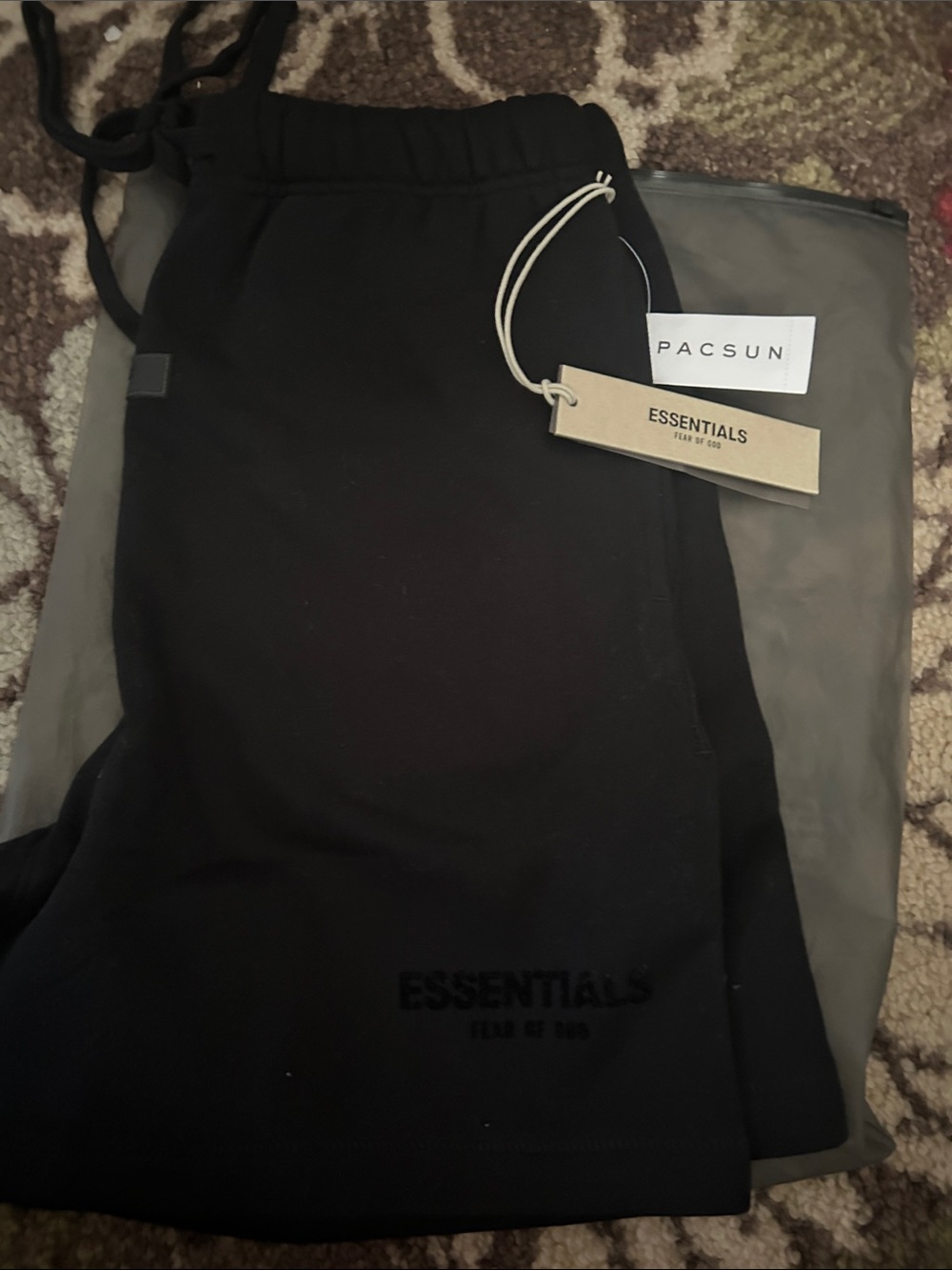 Essentials Black Men's shorts